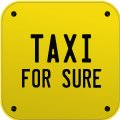 Logo for TaxiForSure - book airport, bus, city, railway taxi